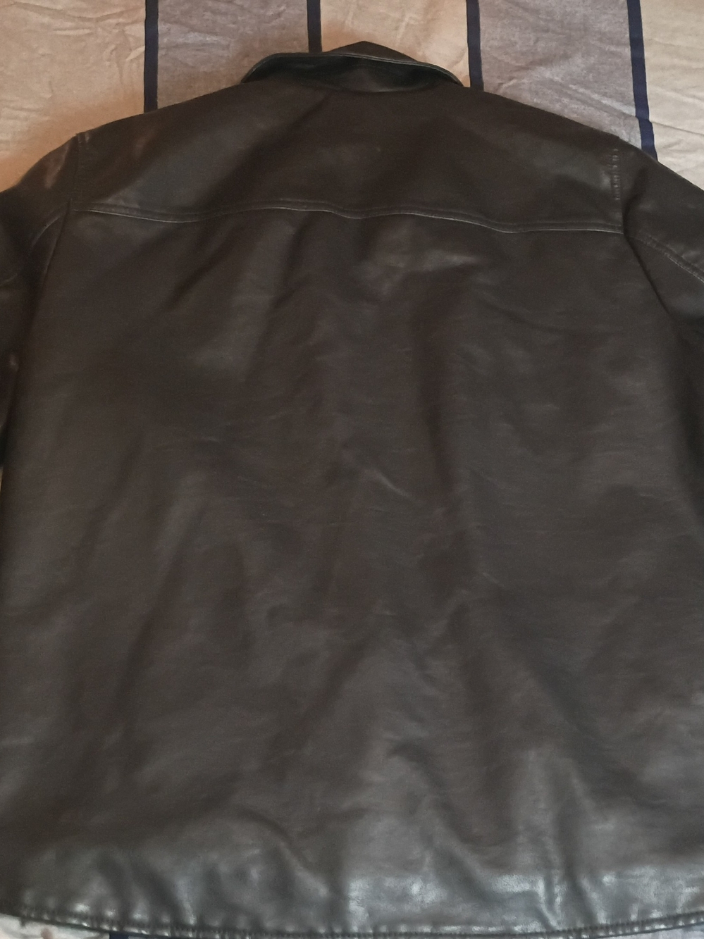 Men's Levi's Leather Bomber Jacket w/ Sherpa Lining